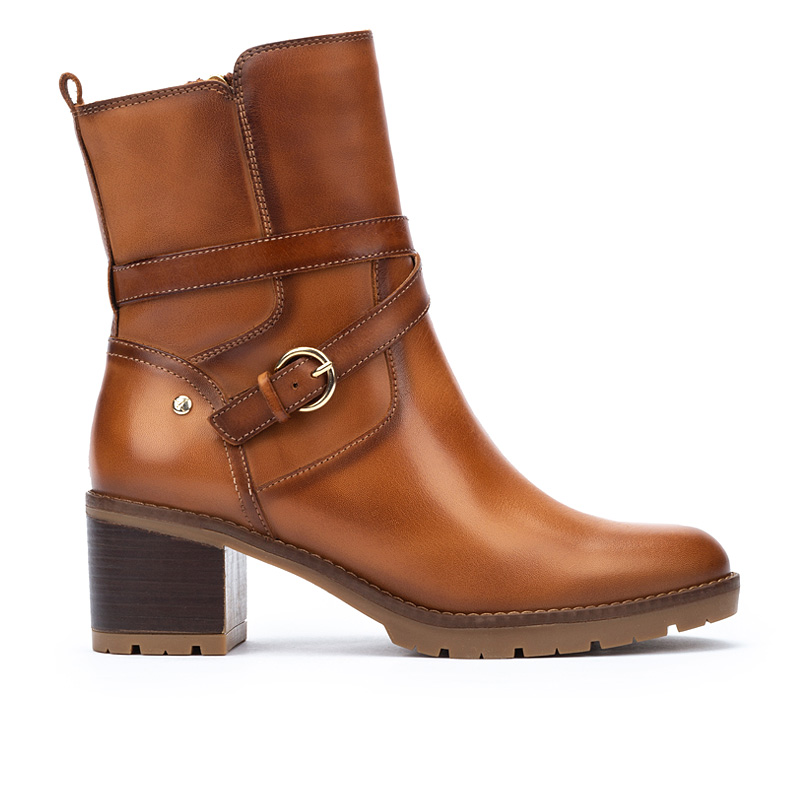 Pikolinos Botines de tacón de piel LLANES W7H