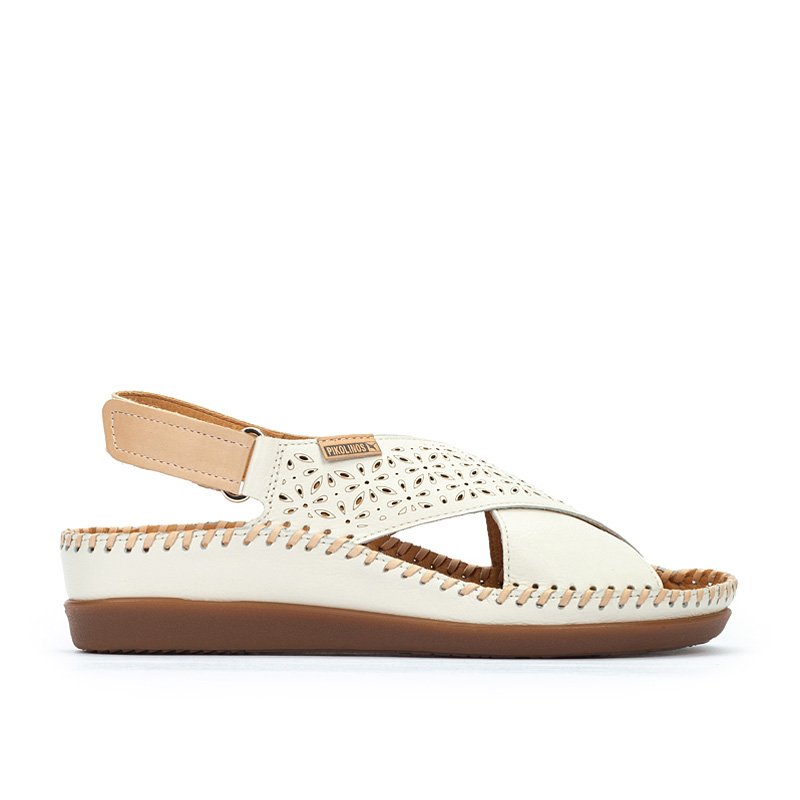 Pikolinos Sandalias cuña de piel CADAQUES W8K