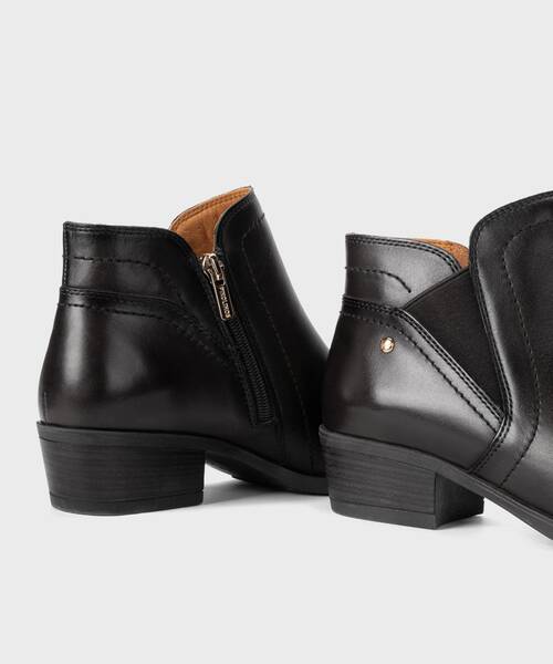Heeled ankle boots | DAROCA W1U-8726 | BLACK | Pikolinos