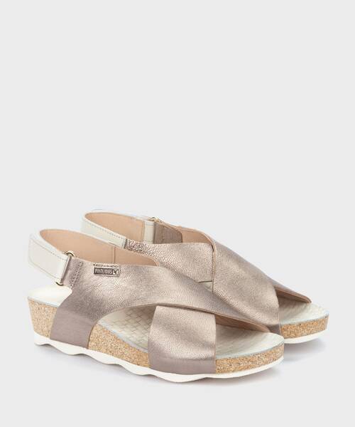 Wedges and platforms | MAHON W9E-0912CLC1 | STONE | Pikolinos