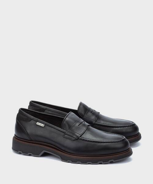 Slip on and Loafers | LINARES M8U-3179C1 | BLACK | Pikolinos
