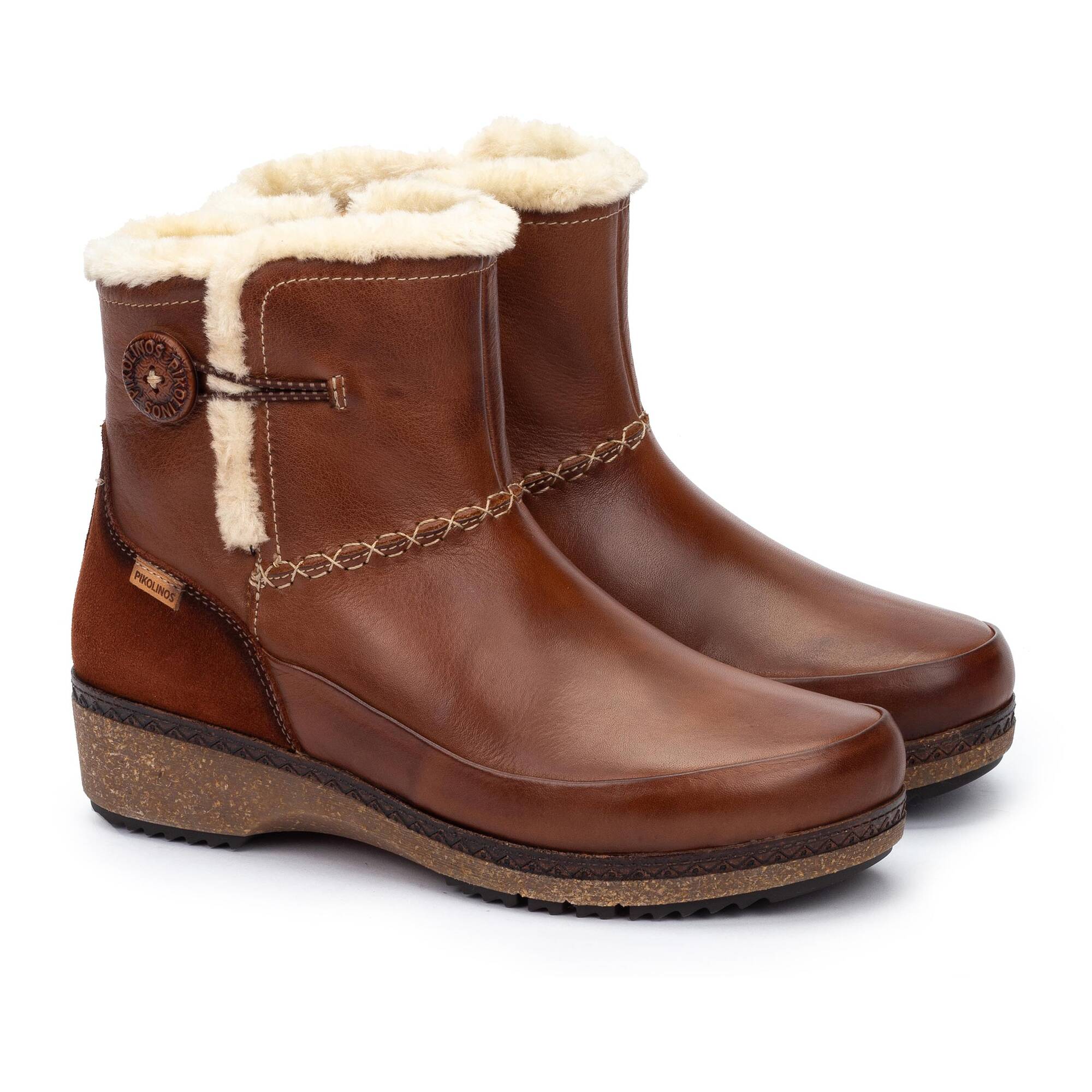 Flat Booties | GRANADA W0W-8711C1, CUERO, large image number 20-W0W-8711C1_202_Pikolinos_GRANADA_CUERO_full.jpg | null