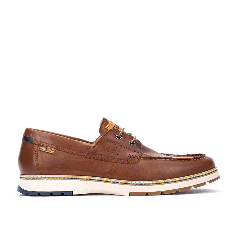 PIKOLINOS leather Boat Shoes OLVERA M8A