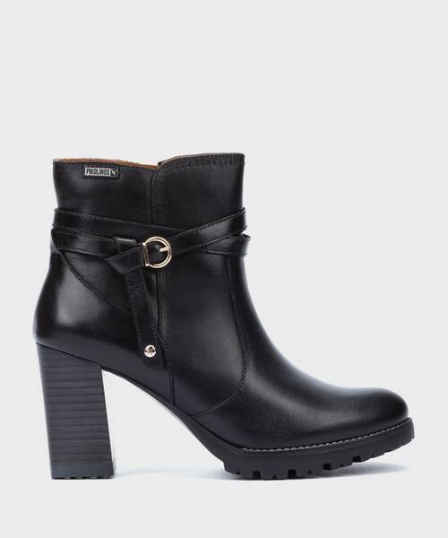 Heeled Booties | CONNELLY W7M-8806 | BLACK | Pikolinos
