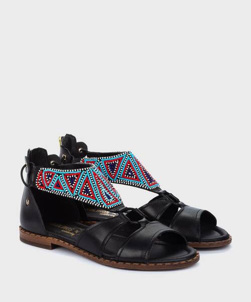 Sandals and Mules | ALGAR W0X-MA0646 | BLACK | Pikolinos