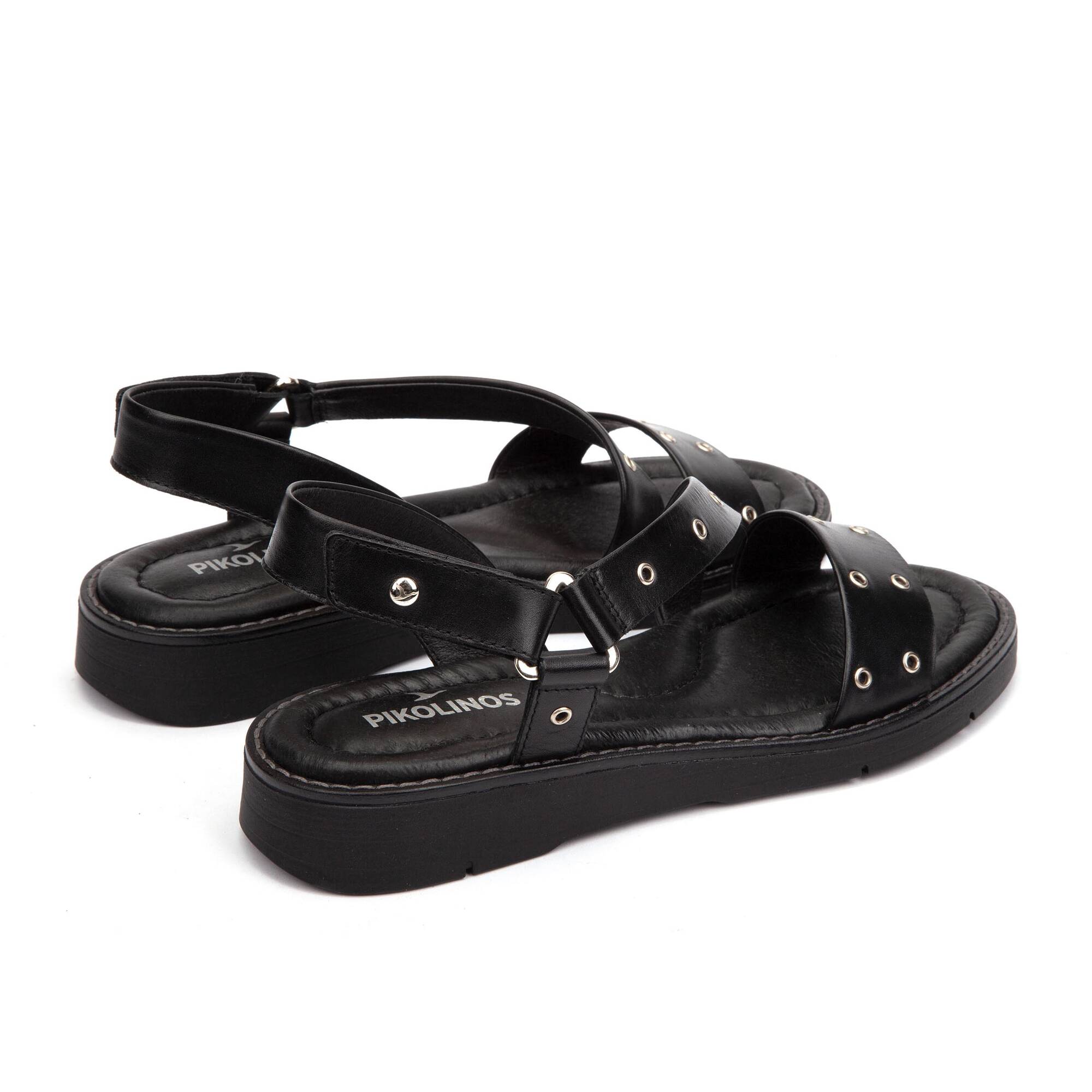 Sandalias planas | ROQUETAS W9B-0786, BLACK, large image number 30-W9B-0786_000_Pikolinos_ROQUETAS_BLACK_full.jpg | null