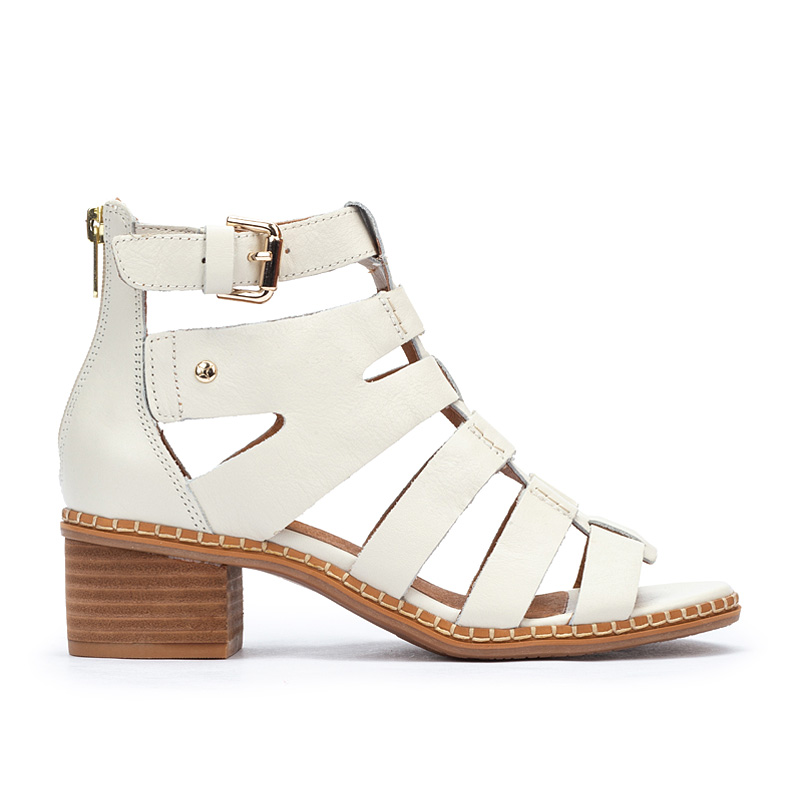Pikolinos Sandalias tacón de piel BLANES W3H