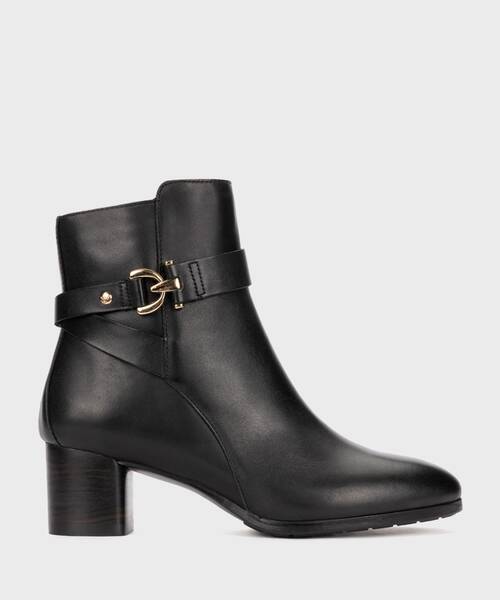 Bottines &agrave; Talons | CALAFAT W1Z-8914 | BLACK | Pikolinos