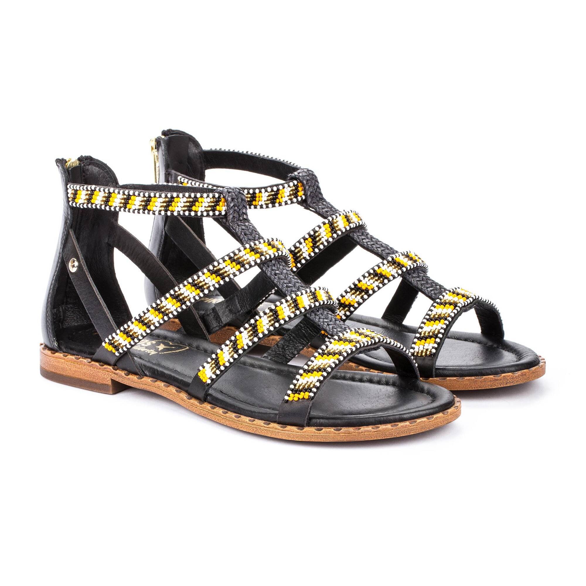 Sandalias Planas | ALGAR W0X-MA0618, BLACK, large image number 20 | null