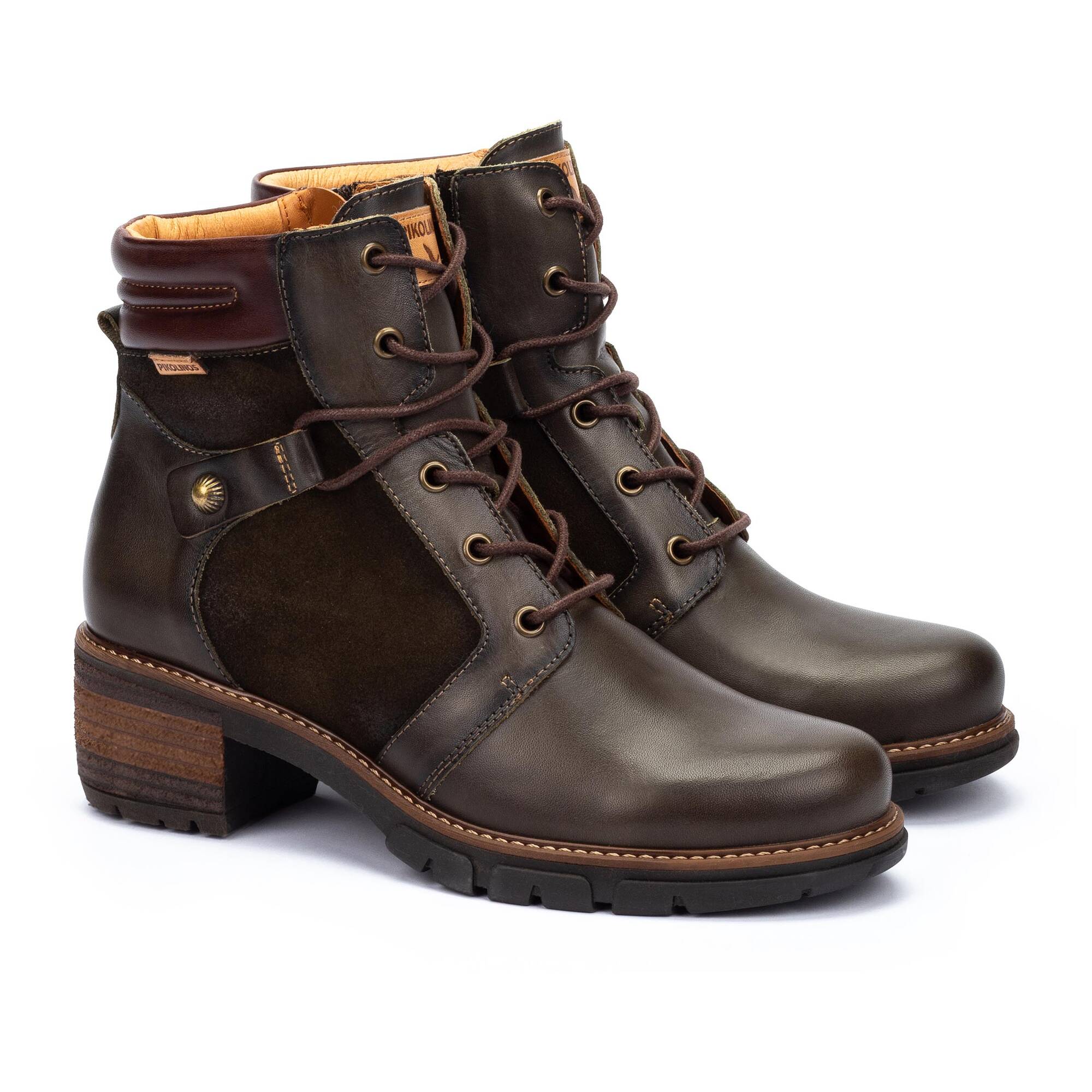 Heeled Booties | SAN SEBASTIA W1T-8979C1, FOREST, large image number 20-W1T-8979C1_411_Pikolinos_SAN_SEBASTIA_FOREST_full.jpg | null