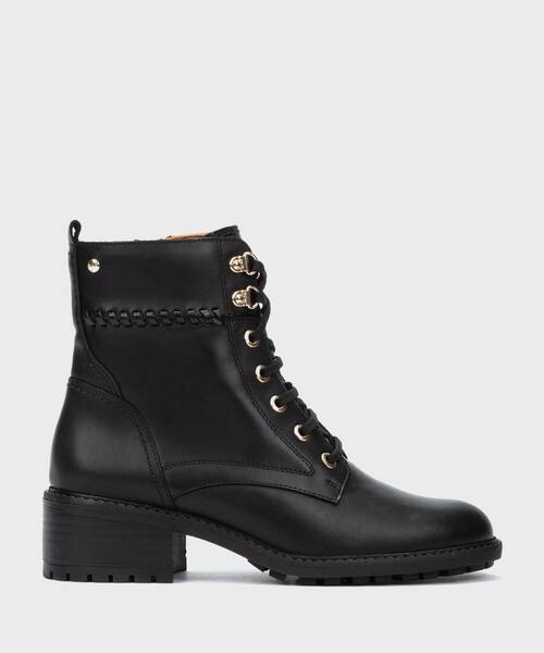 Botines con Tacón | MEDINA W0D-8672 | BLACK | Pikolinos
