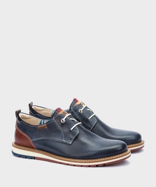 Sapatos casual | BERNA M8J-4142C1 | BLUE | Pikolinos