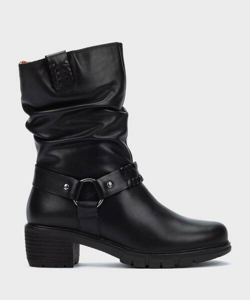 Heeled ankle boots | SAN SEBASTIA W1T-N9590 | BLACK | Pikolinos
