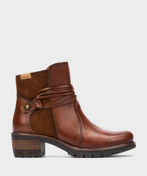 Heeled Booties | SAN SEBASTIA W1T-8906C2 | CUERO | Pikolinos