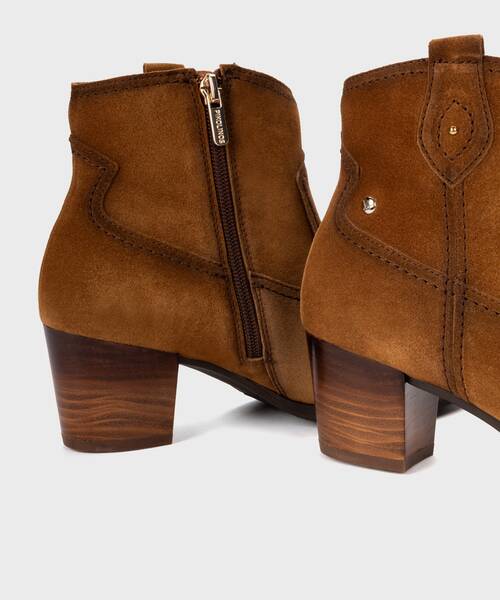 Heeled ankle boots | ZAMORA W0E-8731SE | BRANDY | Pikolinos