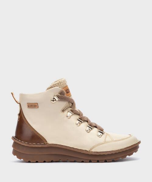 Botines planos | CAZORLA PKW5U-8502C2 | MARFIL | Pikolinos