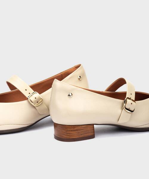 Zapatos tac&oacute;n | UBEDA HAW2N-5592 | MARFIL | Pikolinos