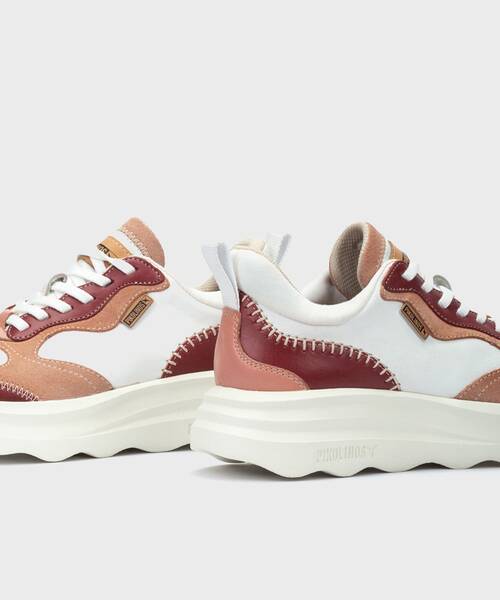 Sneakers | ZAHARA W1D-6775C2 | WHITE-RUBI | Pikolinos