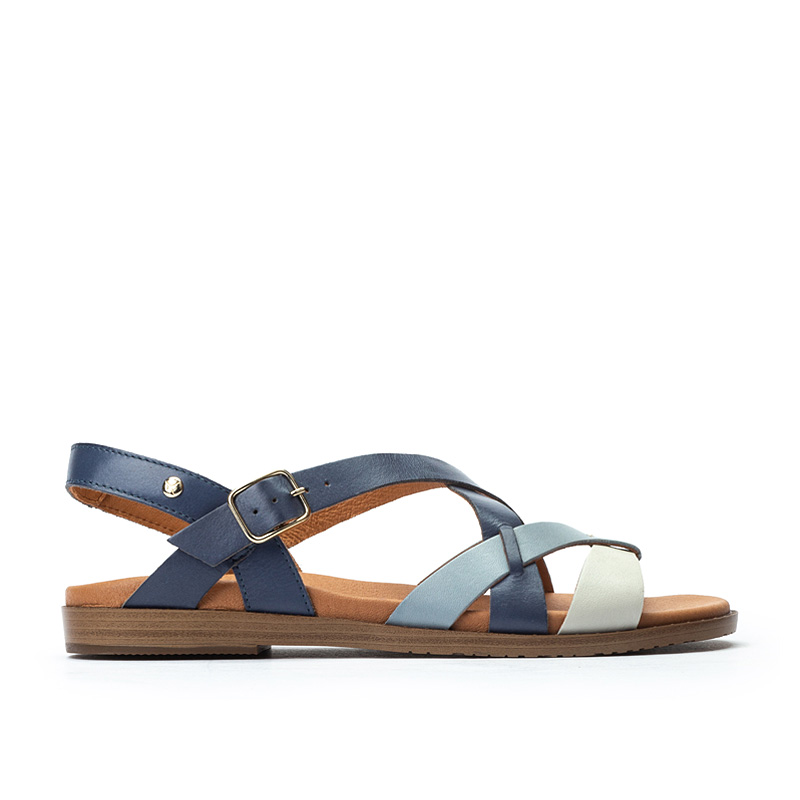 Pikolinos Sandalias planas de piel FORMENTERA W8Q