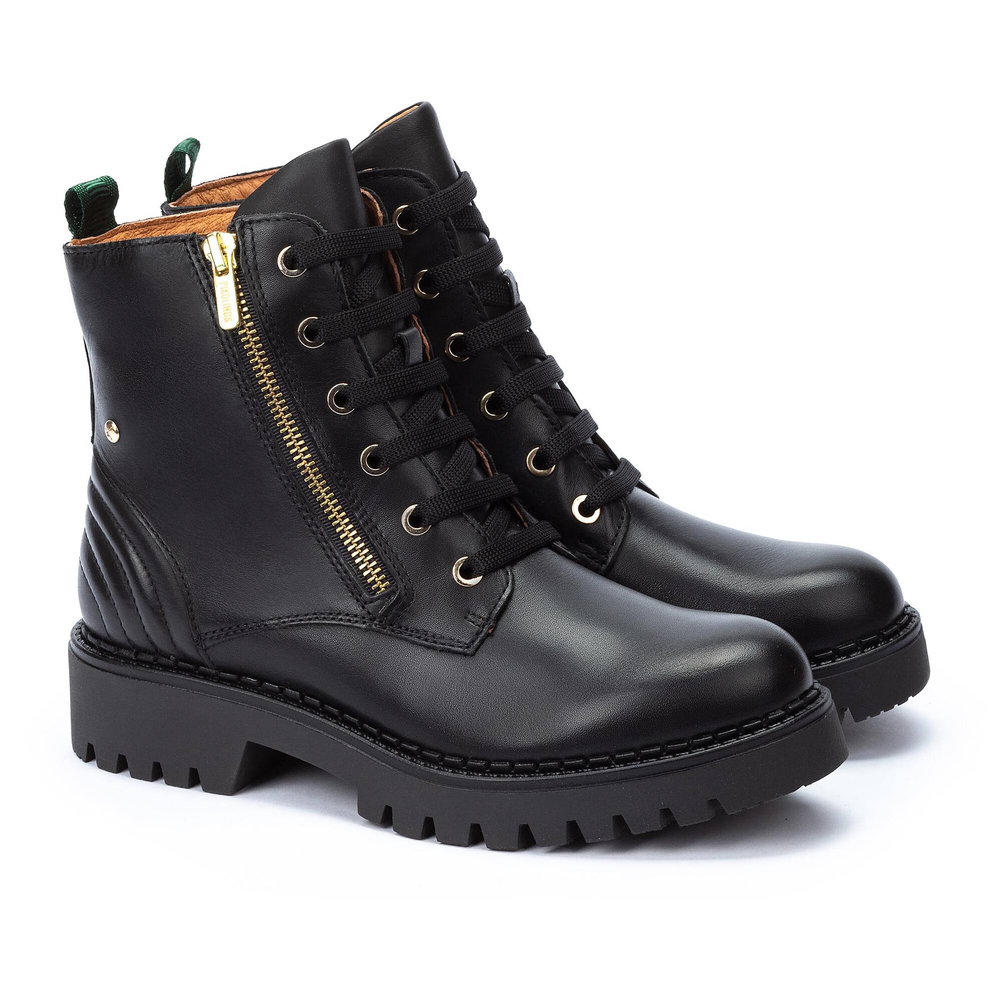 Women's ankle boots with laces and zipper AVILES W6P-8560 Outlet