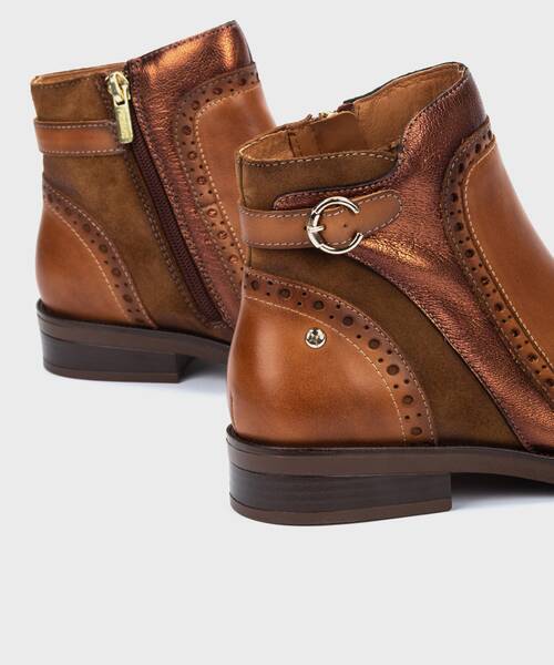 Botines Planos | PUERTOLLANO W3C-8553C1 | BRANDY | Pikolinos