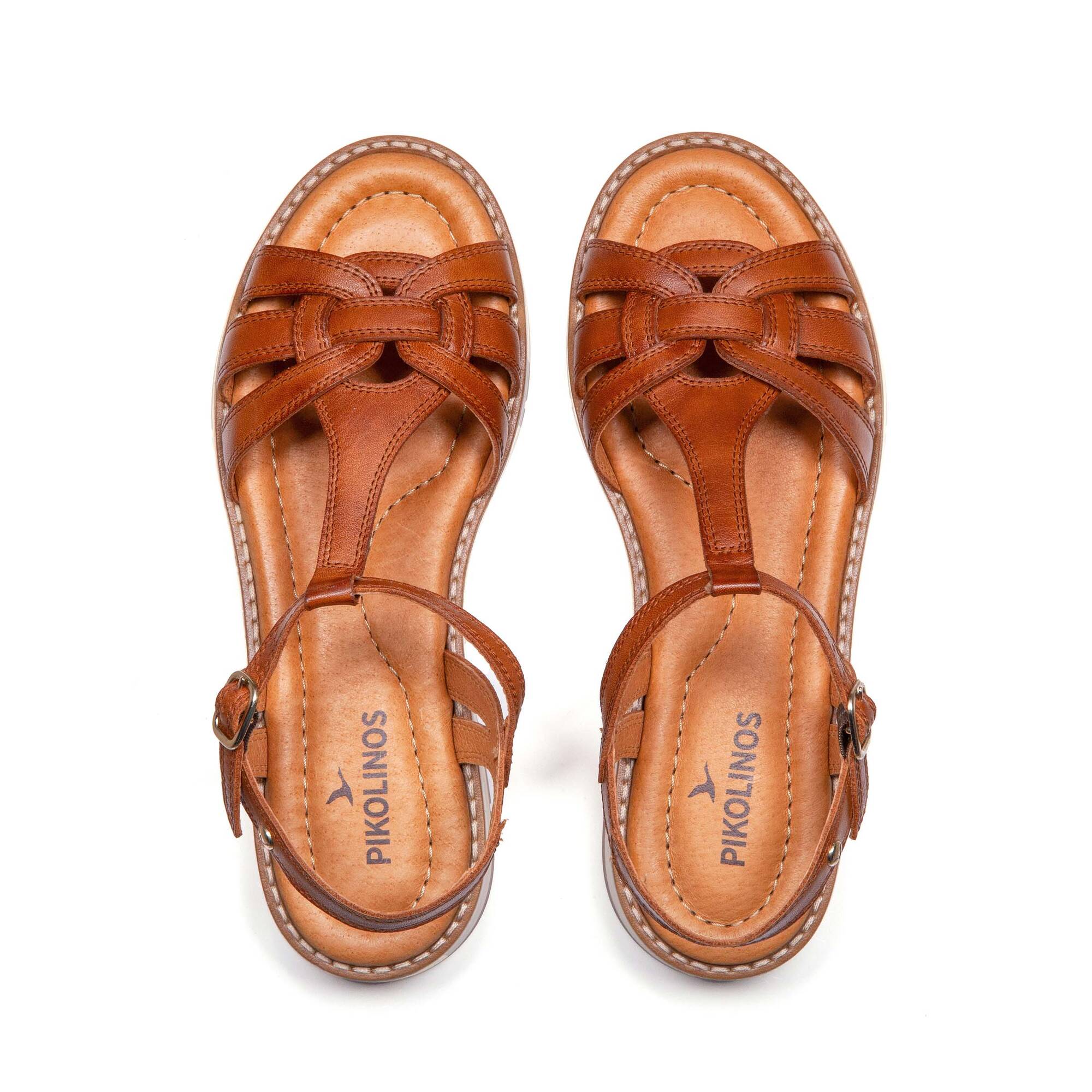 Sand&aacute;lias Rasas | ROQUETAS W9B-0789, BRANDY, large image number 100-W9B-0789_250_Pikolinos_ROQUETAS_BRANDY_full.jpg | null