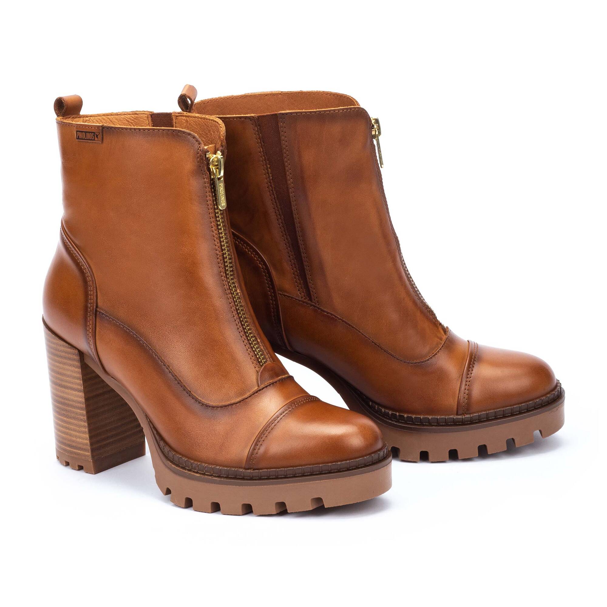 Botines de tac&oacute;n | CERVERA W1J-8829, BRANDY, large image number 100-W1J-8829_250_Pikolinos_CERVERA_BRANDY_full.jpg | null