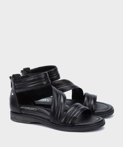 Sandalen en klompen | MORAIRA W4E-0730 | BLACK | Pikolinos