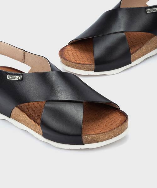 Sandals | MAHON W9E-0912 | BLACK | Pikolinos