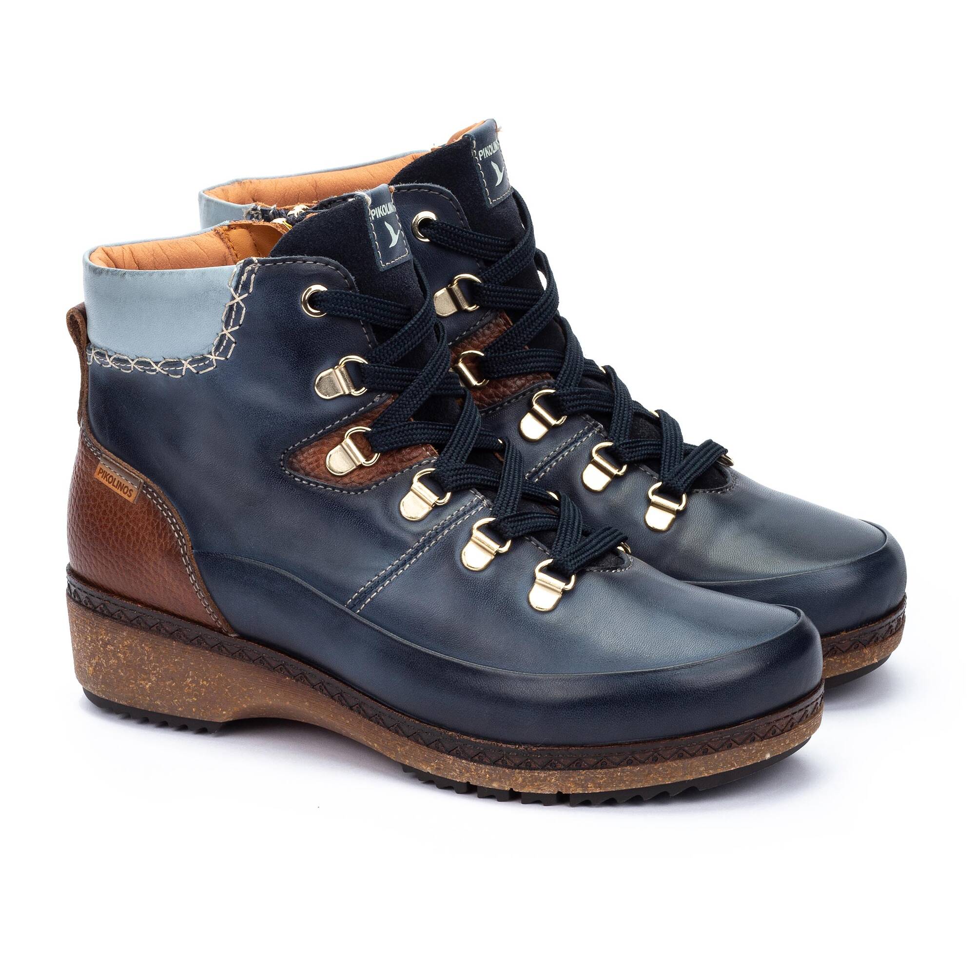 Flat ankle boots | GRANADA W0W-8676C1, BLUE, large image number 20-W0W-8676C1_300_Pikolinos_GRANADA_BLUE_full.jpg | null