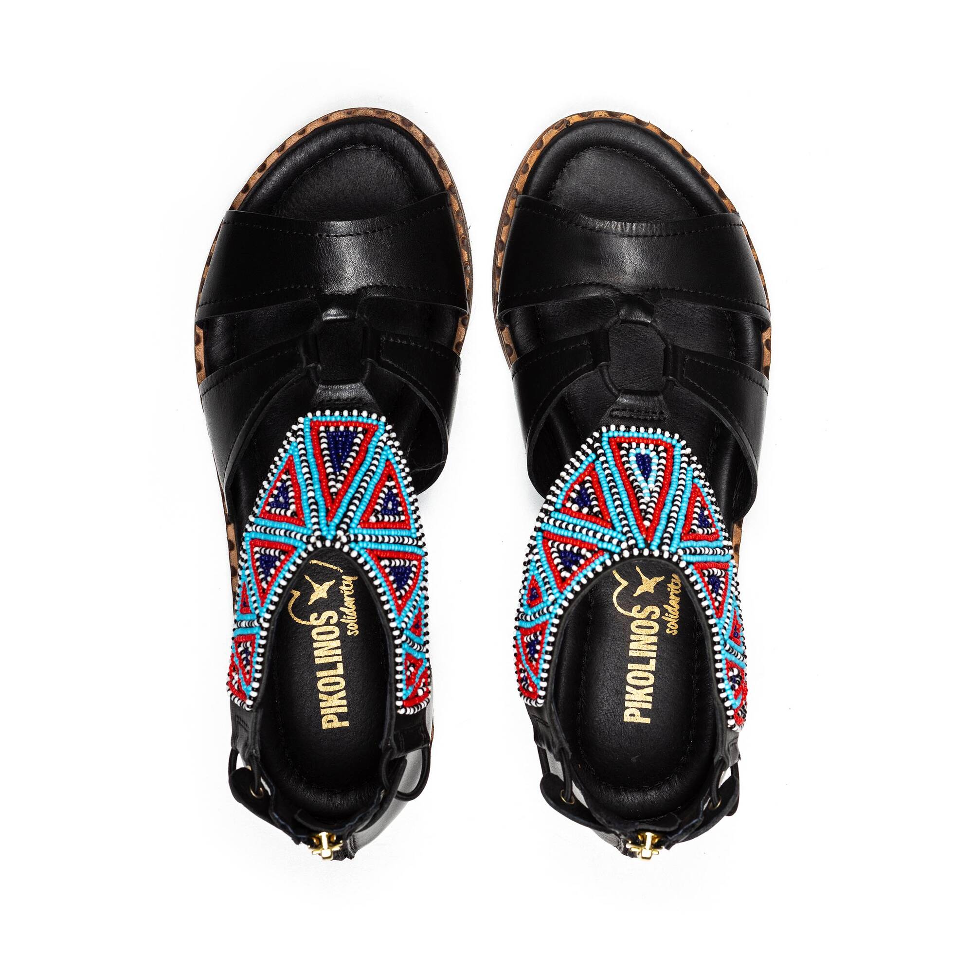 Sandalias Planas | ALGAR W0X-MA0646, BLACK, large image number 100 | null