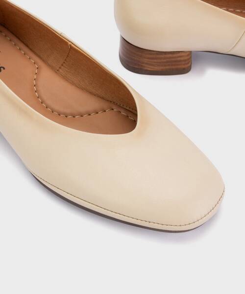 Zapatos tac&oacute;n | UBEDA HAW2N-5627CO | MARFIL | Pikolinos