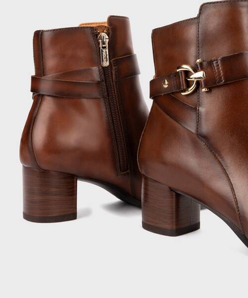 Heeled ankle boots | CALAFAT W1Z-8914 | CUERO | Pikolinos