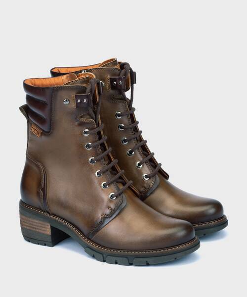 Ankle boots | SAN SEBASTIA W1T-8812C1 | OLIVE | Pikolinos