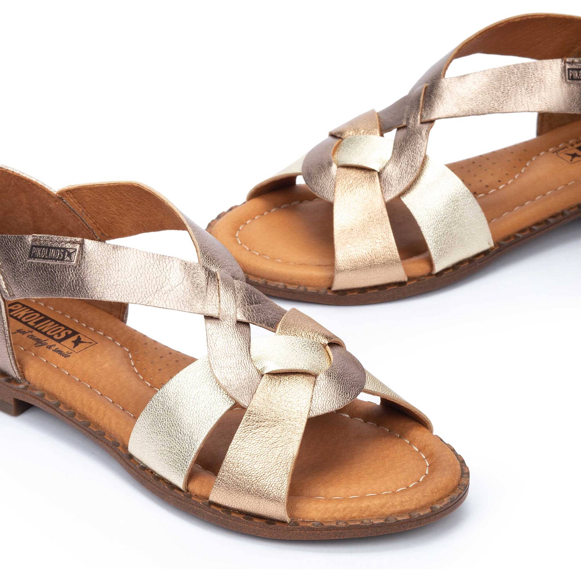 Flat Sandals | ALGAR W0X-0812CLC1, STONE, large image number 60 | null