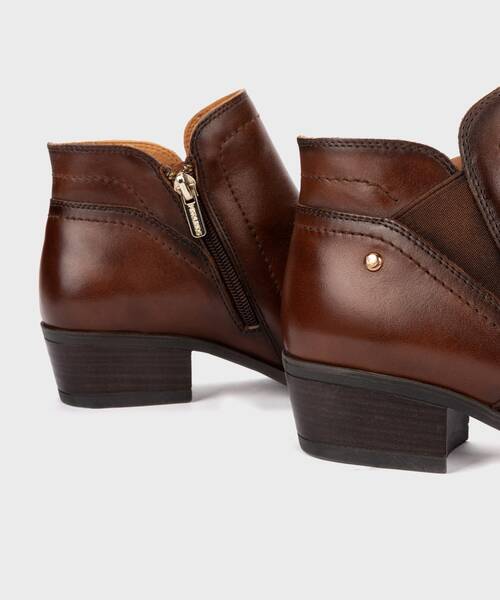 Botines con Tac&oacute;n | DAROCA W1U-8726 | CUERO | Pikolinos