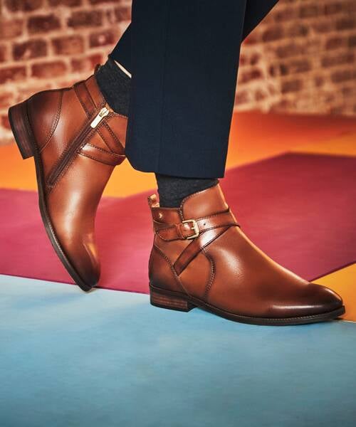 Botines planos | ROYAL W4D-8614 | BRANDY | Pikolinos
