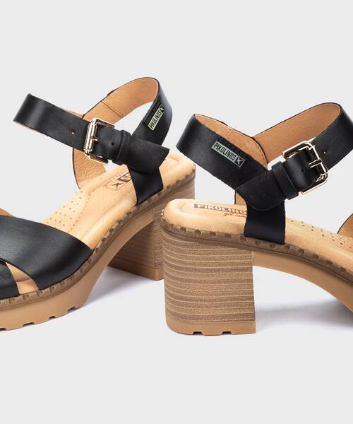 Sandals and Mules | CANARIAS W8W-1778ST | BLACK | Pikolinos