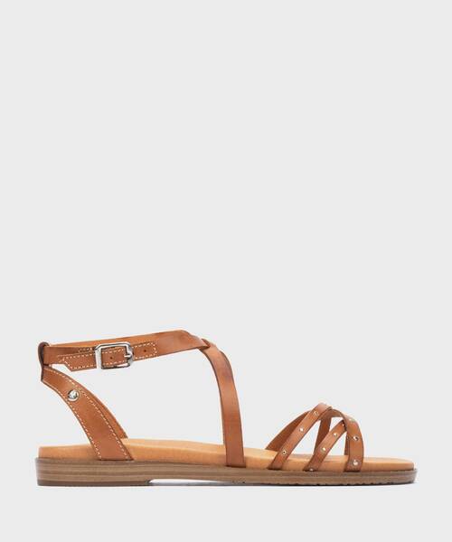 Sandalias planas | FORMENTERA PKW8Q-0804 | BRANDY | Pikolinos