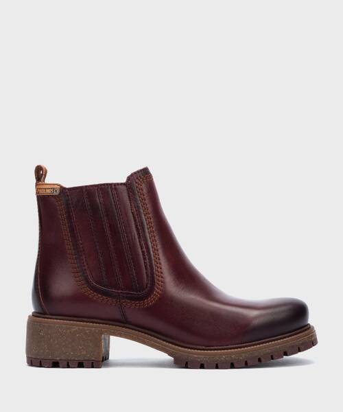 Botines Planos | ASPE NAW9Z-8633 | GARNET | Pikolinos
