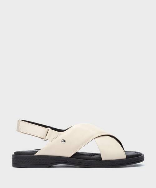 Sandalias planas | MORAIRA W4E-0724 | MARFIL | Pikolinos