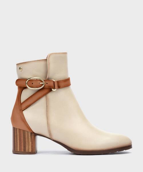 Heeled Booties | CALAFAT W1Z-8977C1 | MARFIL | Pikolinos