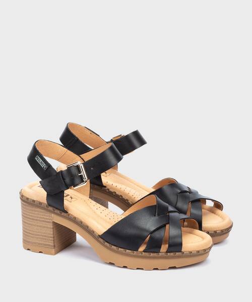 Sandals | CANARIAS W8W-1778ST | BLACK | Pikolinos