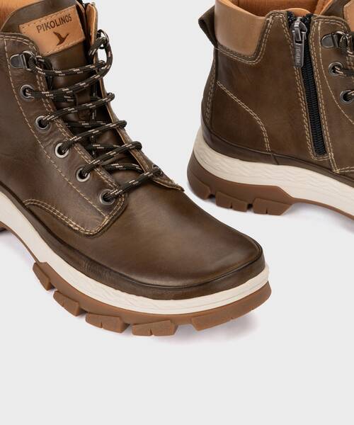 Stiefel mit Vibram-Sohle f&uuml;r Herren , SANTANDER U0G , SANTANDER U0G-8041AHC2 , SEAWEED