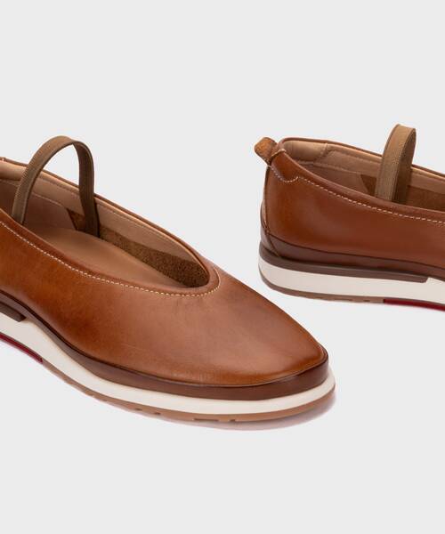 Ballet flats | DENIA W0A-2559 | BRANDY | Pikolinos