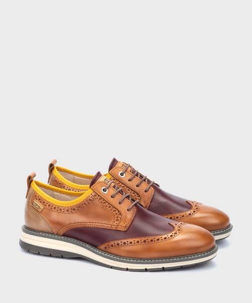 Sapatos casual | CANET M7V-4137C2 | BRANDY | Pikolinos