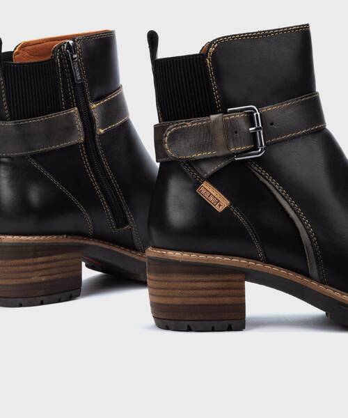 Ankle boots | SAN SEBASTIA W1T-8849 | BLACK | Pikolinos