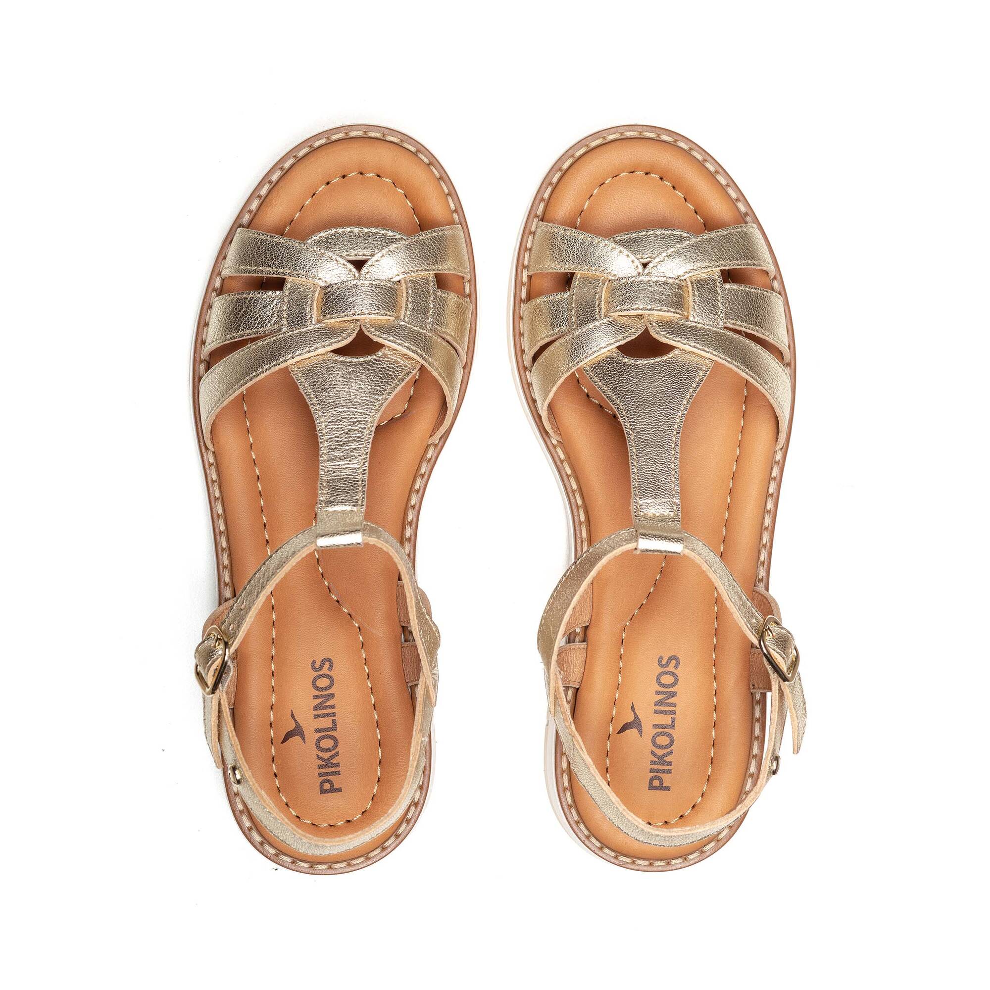 Sand&aacute;lias Rasas | ROQUETAS W9B-0789CL, CARRARA, large image number 100-W9B-0789CL_799_Pikolinos_ROQUETAS_CARRARA_full.jpg | null