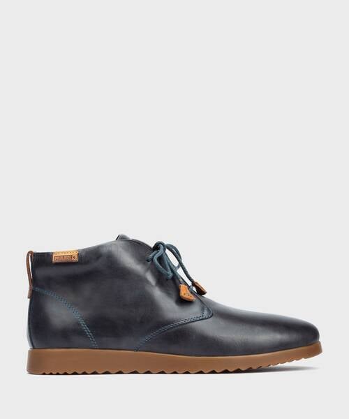 Round toe leather desert ankle boots , MALLORCA W8C , MALLORCA W8C-8808 , OCEAN