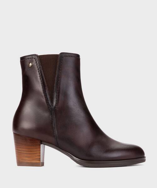 Heeled ankle boots | ZAMORA W0E-8628 | CAOBA | Pikolinos
